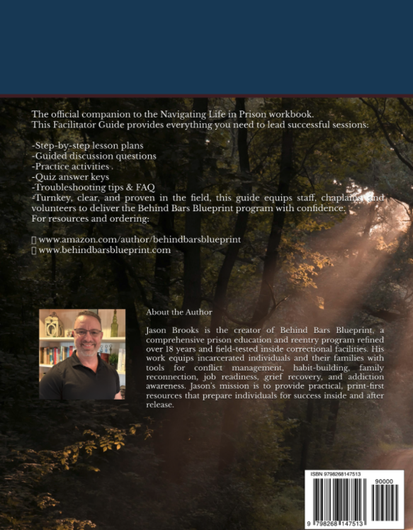 Facilitator Guide for Navigating Life in Prison workbook